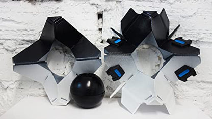 Destiny Ghost Consumed Shell with LED Light, Easy to Change Battery