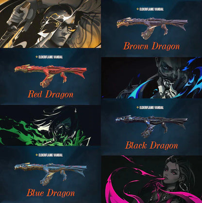 Valorant ElderFlame Vandal Dragon