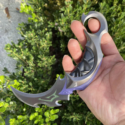 Metal Reaver Karambit Knife Blunt Blade