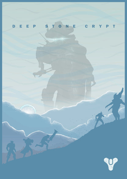 Destiny Raid Collection Video Game Modern Design Retro Canvas Painting Posters  For Living Room Wall Art Decor Home Decoration