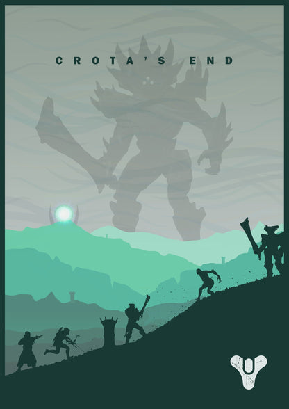 Destiny Raid Collection Video Game Modern Design Retro Canvas Painting Posters  For Living Room Wall Art Decor Home Decoration