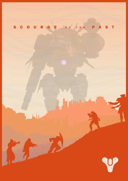 Destiny Raid Collection Video Game Modern Design Retro Canvas Painting Posters  For Living Room Wall Art Decor Home Decoration