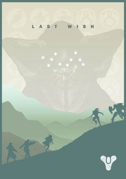 Destiny Raid Collection Video Game Modern Design Retro Canvas Painting Posters  For Living Room Wall Art Decor Home Decoration
