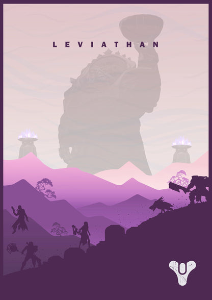 Destiny Raid Collection Video Game Modern Design Retro Canvas Painting Posters  For Living Room Wall Art Decor Home Decoration