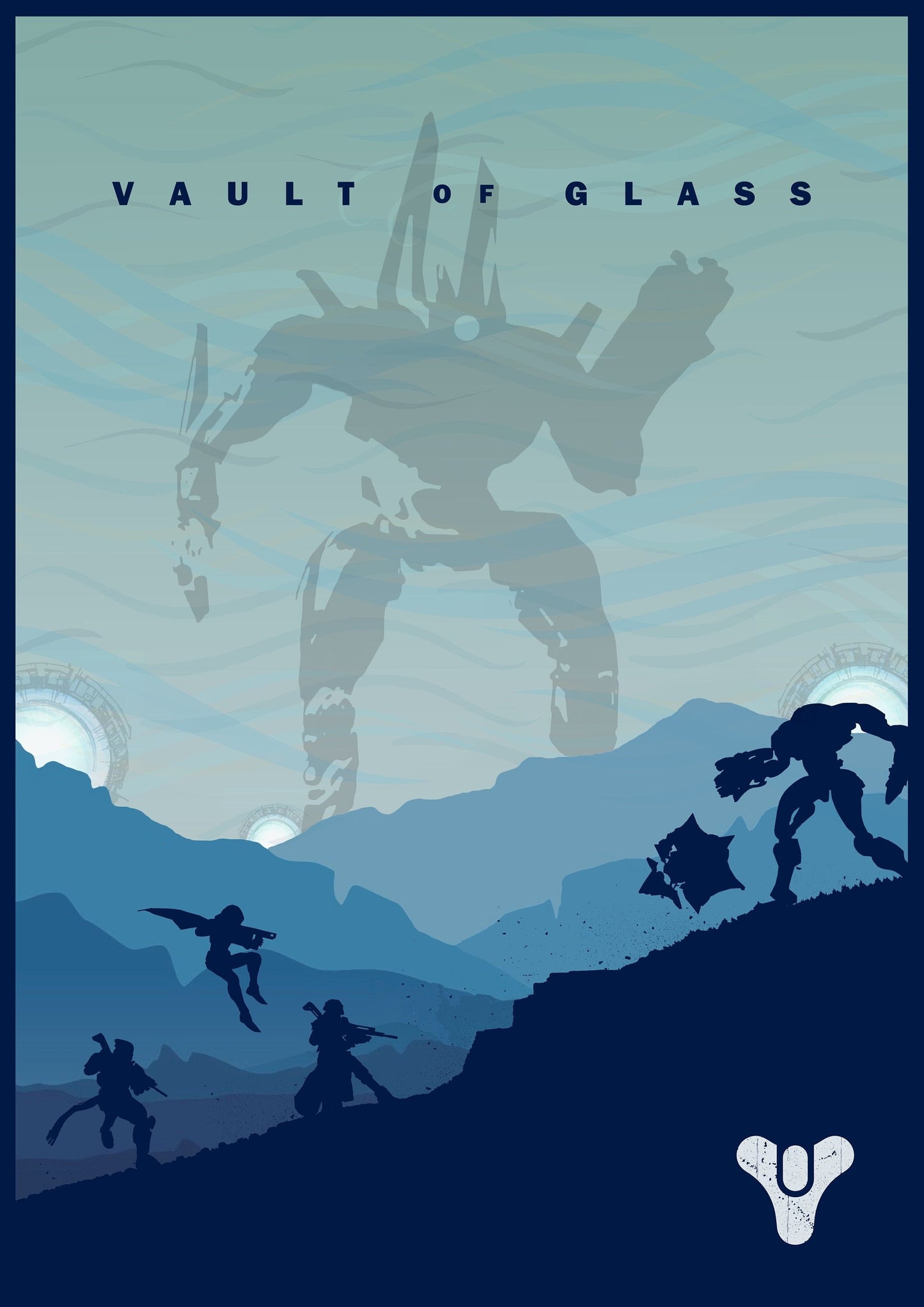 Destiny Raid Collection Video Game Modern Design Retro Canvas Painting Posters  For Living Room Wall Art Decor Home Decoration