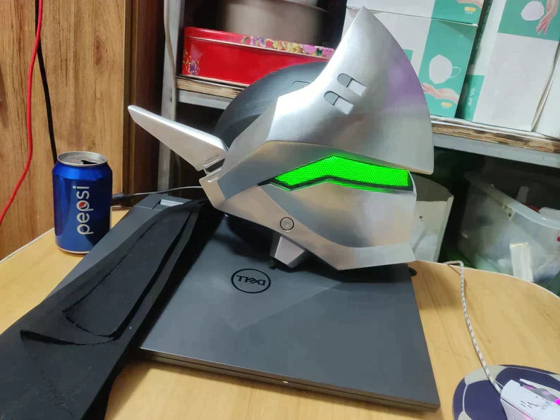 LED Shimada Genji Helmet Genji mask