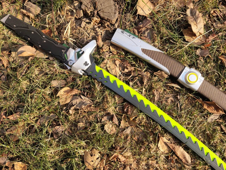 47" Overwatch Genji Sword - LED Metal Blade