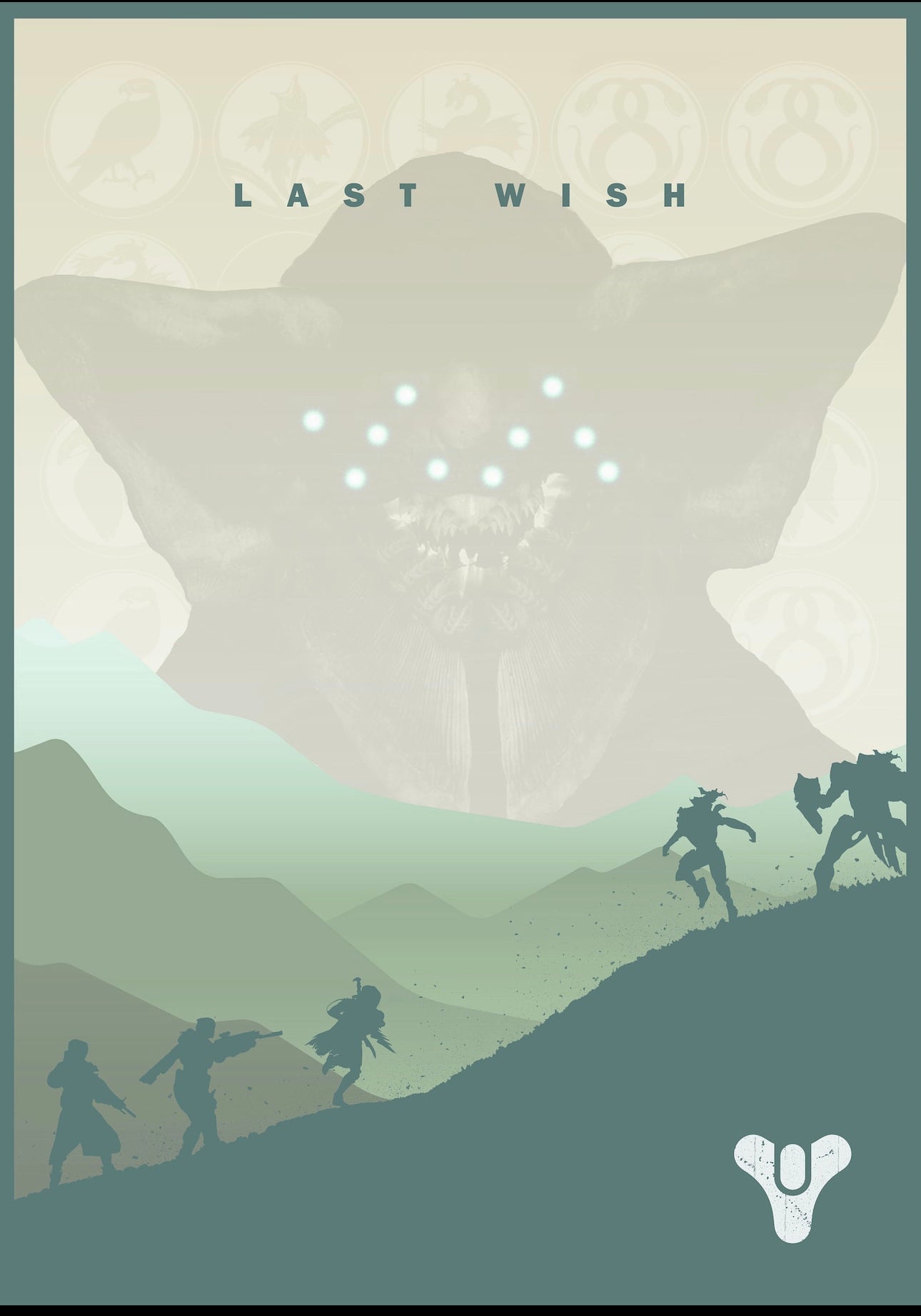 Destiny Raid Collection Video Game Modern Design Retro Canvas Painting Posters  For Living Room Wall Art Decor Home Decoration