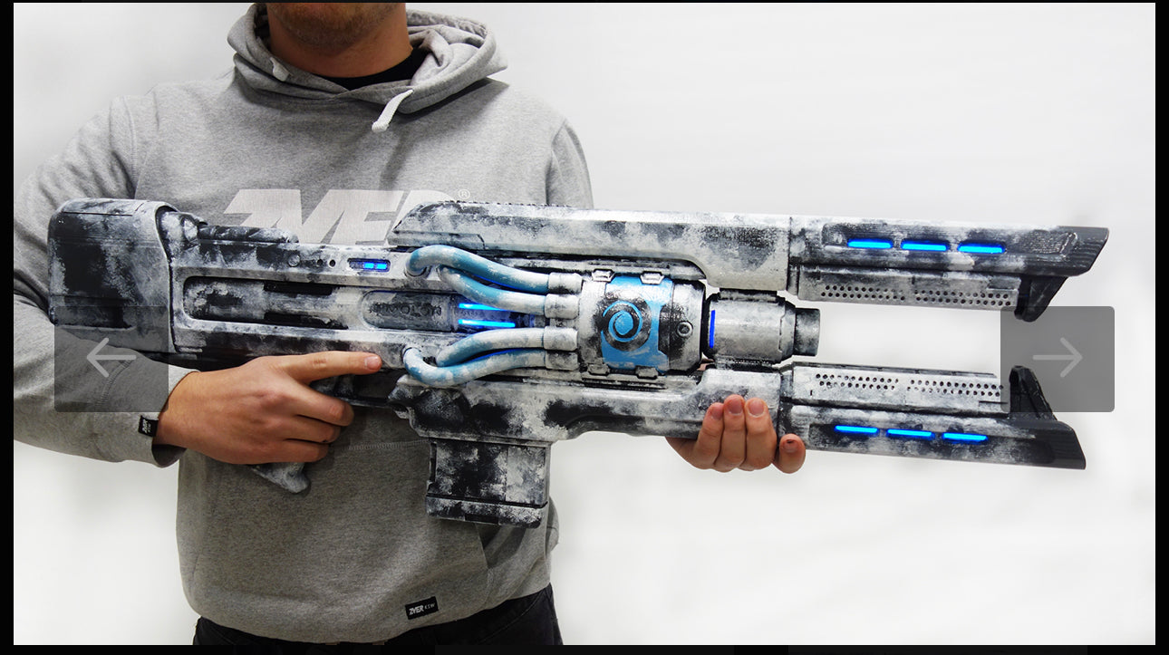 Coldheart LED trace rifle Prop