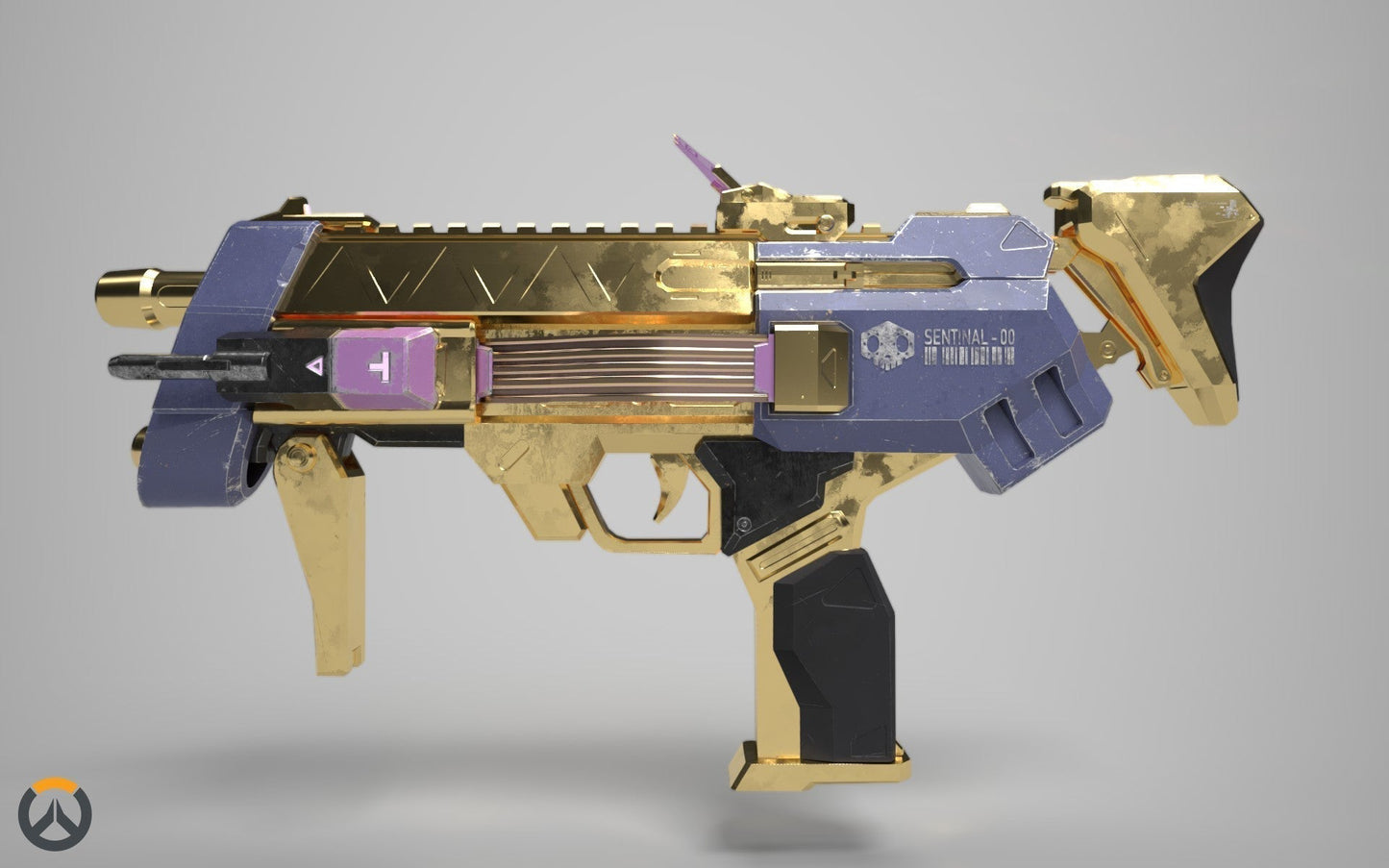 Overwatch Sombra Machine Pistol Cosplay Prop