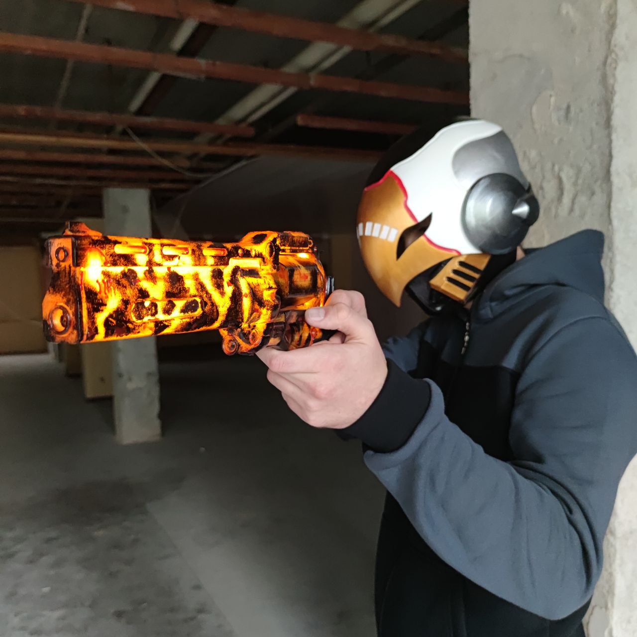 Hunters Golden Gun LED Prop