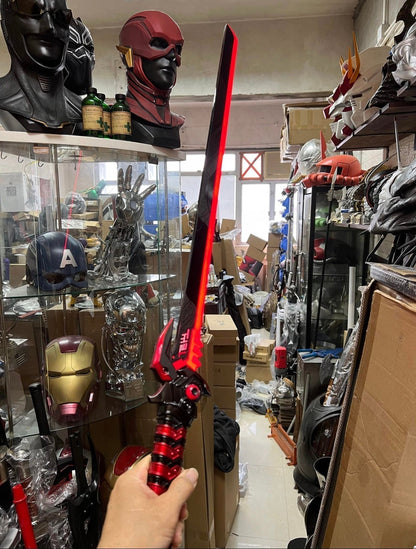 Overwatch Genji Katana Red Version Sword OW LED