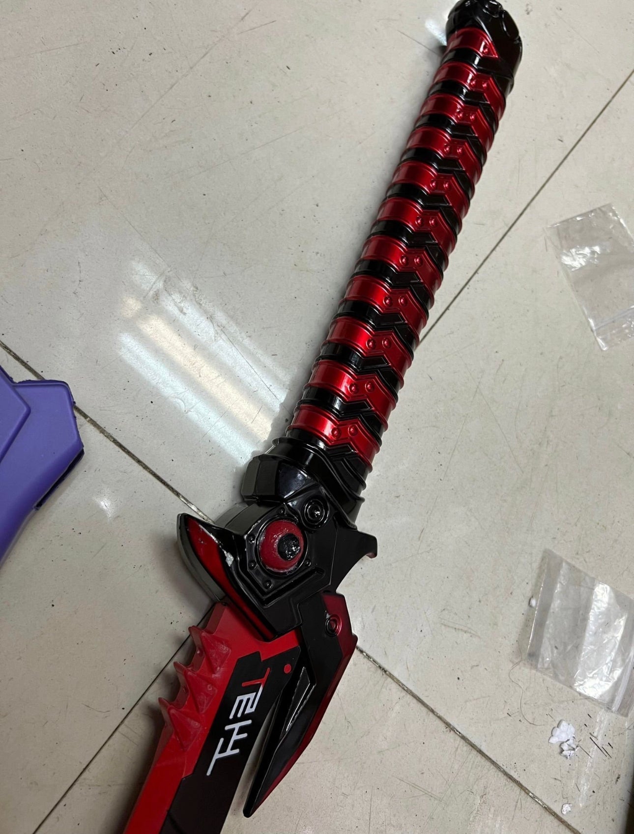Overwatch Genji Katana Red Version Sword OW LED
