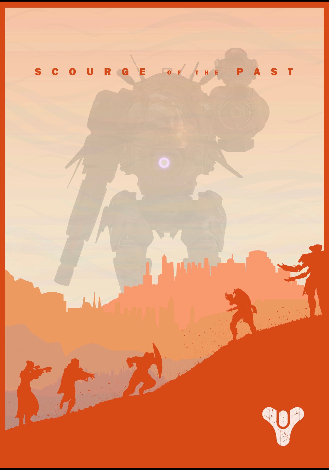 Destiny Raid Collection Video Game Modern Design Retro Canvas Painting Posters  For Living Room Wall Art Decor Home Decoration