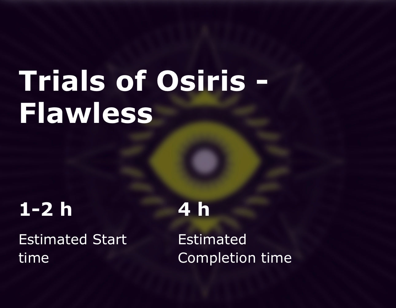 Trials of Osiris - Flawless