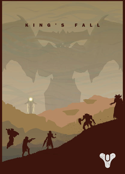 Destiny Raid Collection Video Game Modern Design Retro Canvas Painting Posters  For Living Room Wall Art Decor Home Decoration